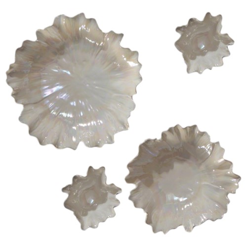 Carnation Platter/Bowl-Pearl Whitest